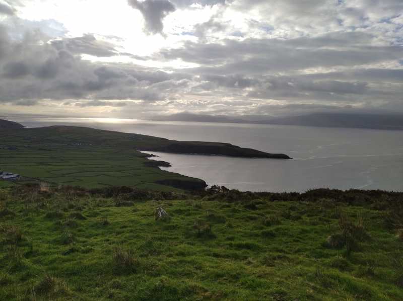 MountainViews.ie Picture about mountain Sea Hill (<i>Cnoc na Mara</i>) in area Kerry Coastal Hill, Ireland