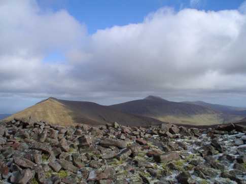 MountainViews.ie Picture about mountain Temple Hill (<i>Cnoc an Teampaill</i>) in area Galty Mountains, Ireland