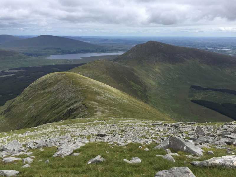 MountainViews.ie Picture about mountain Bengorm NW Top (<i>An Bhinn Ghorm (mullach thiar thuaidh)</i>) in area Nephin Begs, Ireland