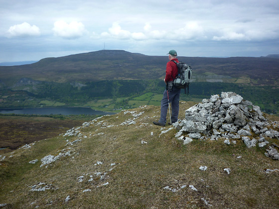 MountainViews.ie Picture about mountain Crockauns (<i>Na Cnocáin</i>) in area Dartry Mountains, Ireland