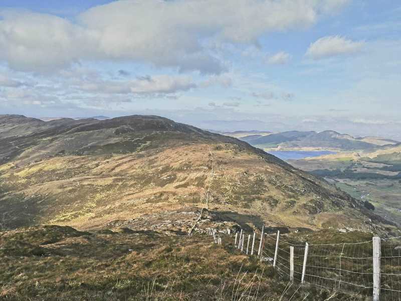 MountainViews.ie Picture about mountain <i>Beann Bhán</i>  in area MacGillycuddy