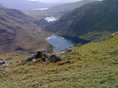 MountainViews.ie Picture about mountain Barrclashcame (<i>Barr Chlais Céim</i>) in area Sheeffry Hills, Ireland