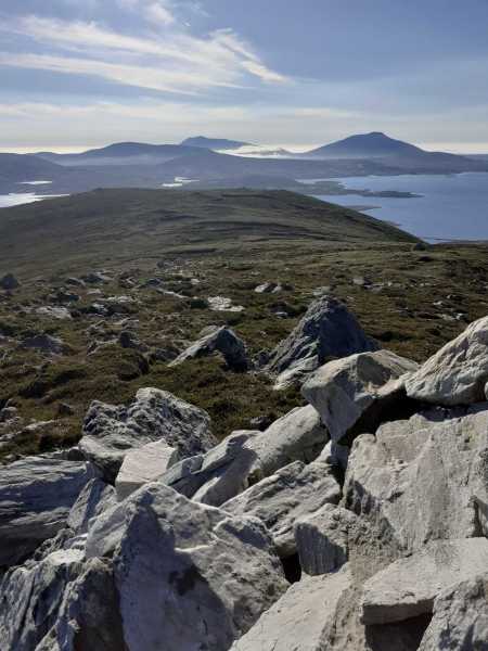 MountainViews.ie Picture about mountain Knocklettragh (<i>Cnoc Leitreach</i>) in area Achill & Corraun, Ireland