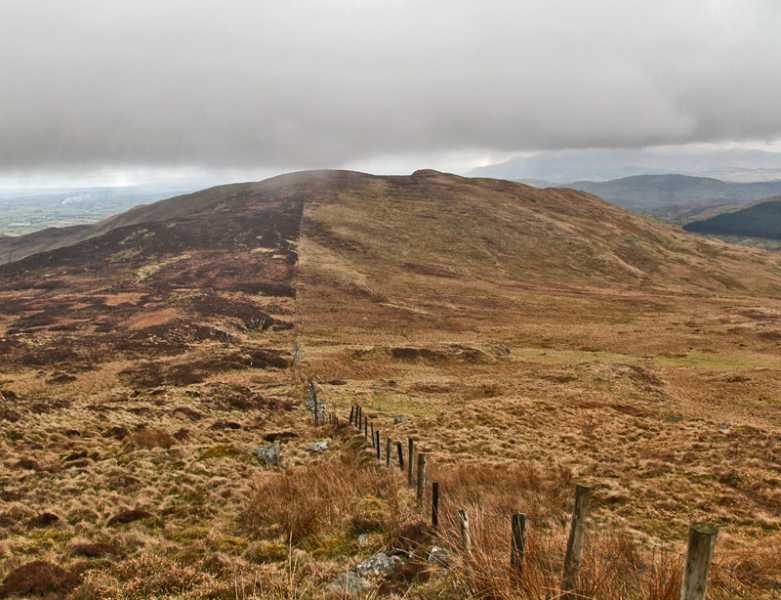 MountainViews.ie Picture about mountain Slievenisky (<i>Sliabh an Uisce</i>) in area Mourne Mountains, Ireland