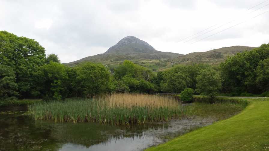 MountainViews.ie Picture about mountain Diamond Hill (<i>Binn Ghuaire</i>) in area Twelve Bens, Ireland