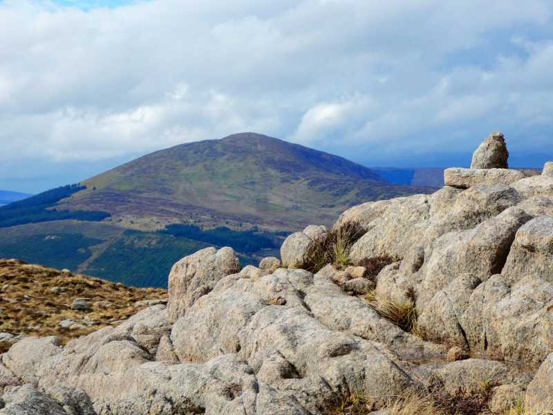 MountainViews.ie Picture about mountain Meenanea (<i>Mín an Fhia</i>) in area Bluestack Mountains, Ireland