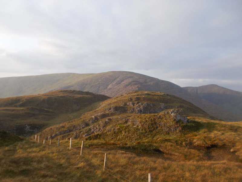 MountainViews.ie Picture about mountain Esknaloughoge (<i>Eisc na Leathóg</i>) in area Dunkerron Mountains, Ireland