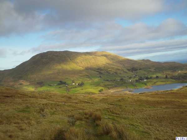 MountainViews.ie Picture about mountain Mount Gable (<i>Binn Shleibhe</i>) in area Partry & Joyce, Ireland