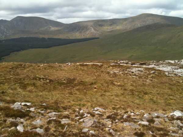 MountainViews.ie Picture about mountain Tirkslieve (<i>Toircshliabh</i>) in area Nephin Begs, Ireland