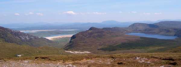 MountainViews.ie Picture about mountain Crockuna (<i>Cnoc Onna</i>) in area Donegal SW, Ireland