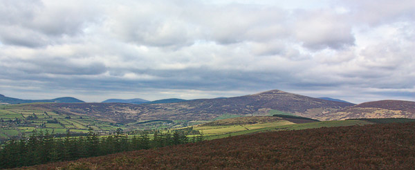 MountainViews.ie Picture about mountain Cushbawn (<i>Cuisleán</i>) in area Wicklow, Ireland