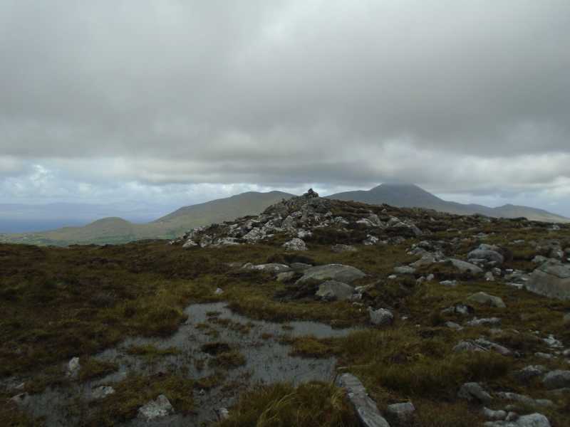 MountainViews.ie Picture about mountain Knockakishaun (<i>Cnoc an Chiseáin</i>) in area Croagh Patrick, Ireland