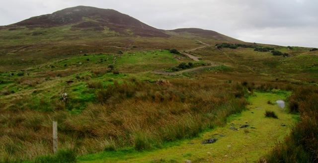 MountainViews.ie Picture about mountain Altnapaste (<i>Allt na Péiste</i>) in area Bluestack Mountains, Ireland