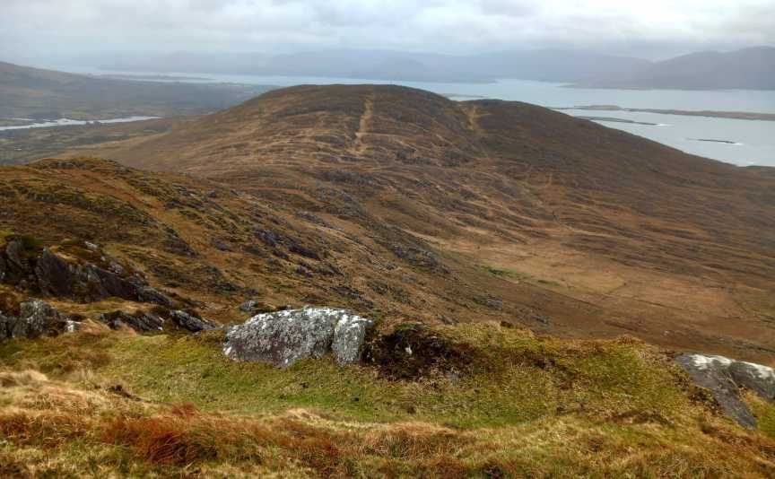 MountainViews.ie Picture about mountain <i>An Bheann Mhór</i>  in area Dunkerron Mountains, Ireland