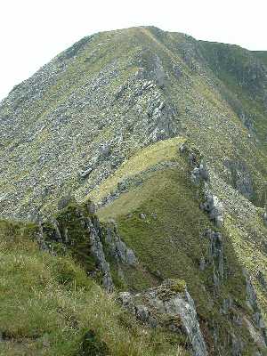 MountainViews.ie Picture about mountain Corranabinnia (<i>Coire na Binne</i>) in area Nephin Begs, Ireland