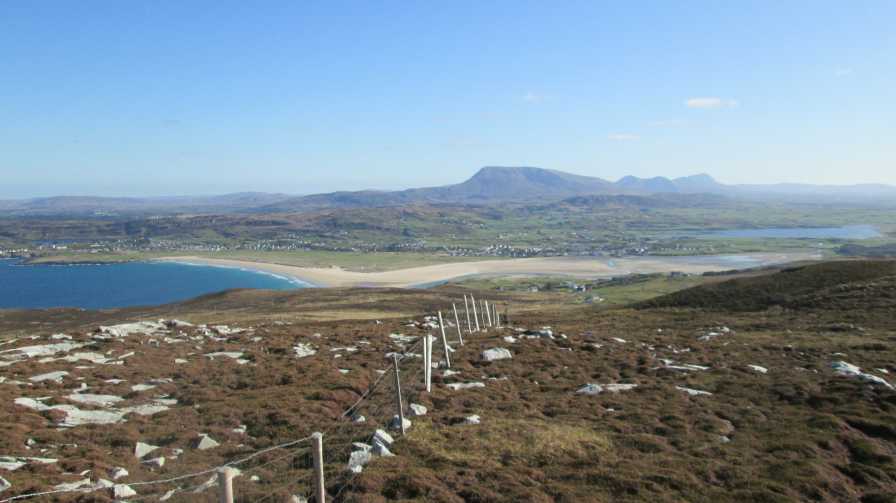 MountainViews.ie Picture about mountain Croaghnamaddy (<i>Cruach na Madadh</i>) in area Donegal North, Ireland