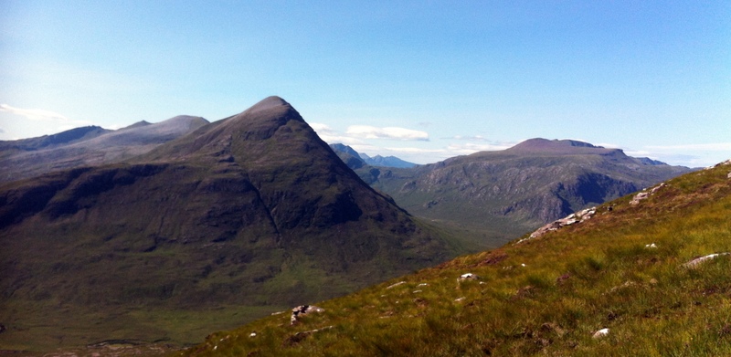 MountainViews.ie Picture about mountain Sail Liath  in area Loch Maree to Loch Broom, Ireland