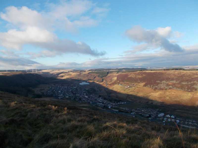 MountainViews.ie Picture about mountain Cefn y Rhondda  in area Neath to Chepstow, Ireland