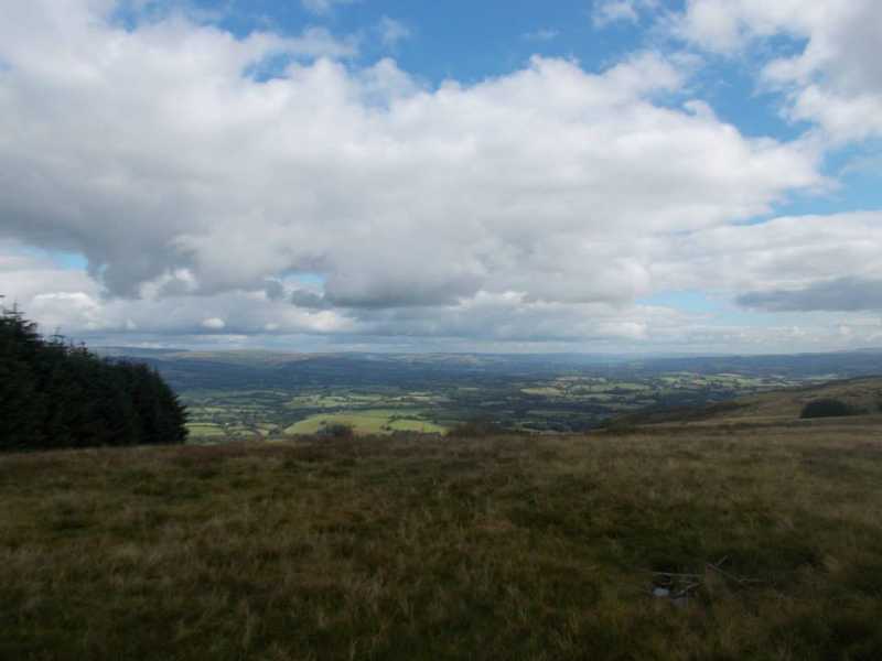 MountainViews.ie Picture about mountain The Warren  in area Llandovery to Monmouth, Ireland