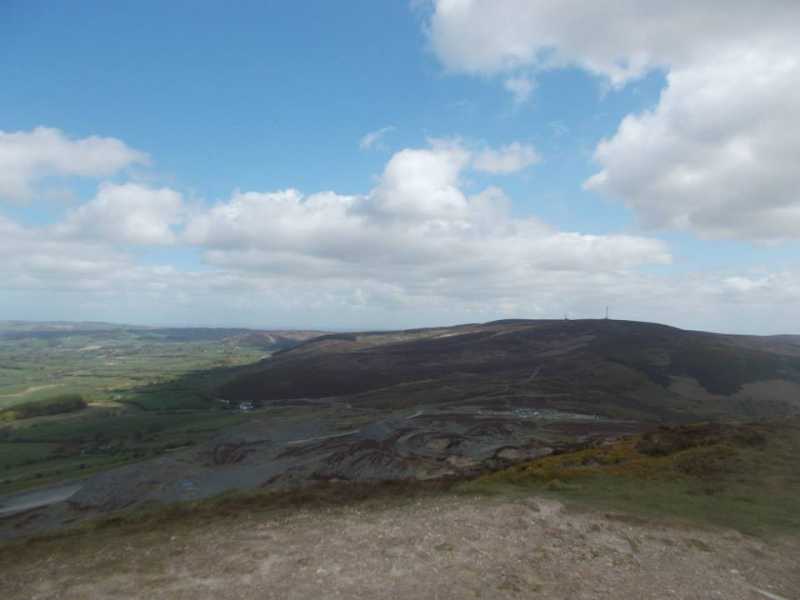 MountainViews.ie Picture about mountain Moel y Faen [Llantysilio Mountain]  in area Llandudno to Wrexham, Ireland