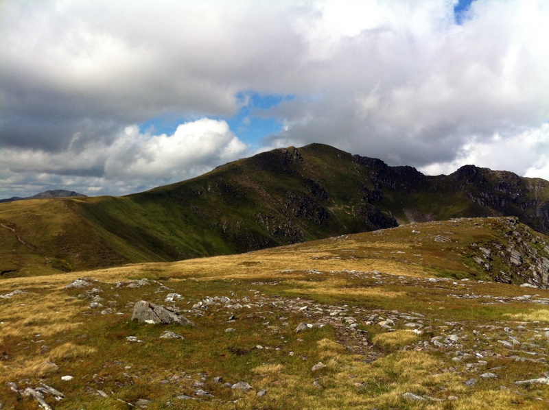 MountainViews.ie Picture about mountain Aonach air Chrith  in area Glen Shiel to Loch Hourn and Loch Quoich, Ireland