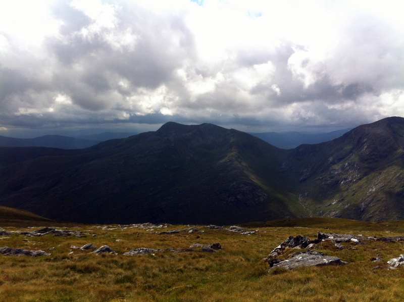 MountainViews.ie Picture about mountain Spidean Mialach  in area Glen Shiel to Loch Hourn and Loch Quoich, Ireland