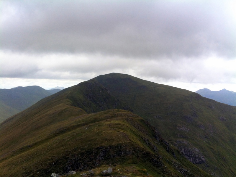 MountainViews.ie Picture about mountain Maol Chinn-dearg  in area Glen Shiel to Loch Hourn and Loch Quoich, Ireland