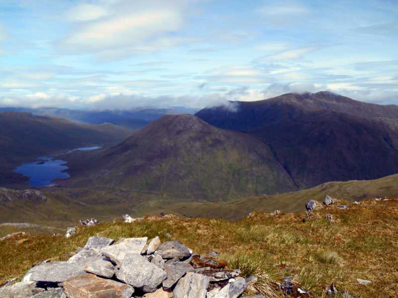 MountainViews.ie Picture about mountain Sgurr a'Dubh Doire  in area Loch Duich to Cannich, Ireland