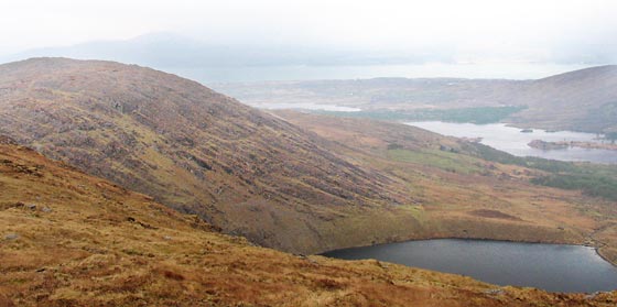 MountainViews.ie Picture about mountain Knockreagh (<i>An Cnoc Riabhach</i>) in area Caha Mountains, Ireland